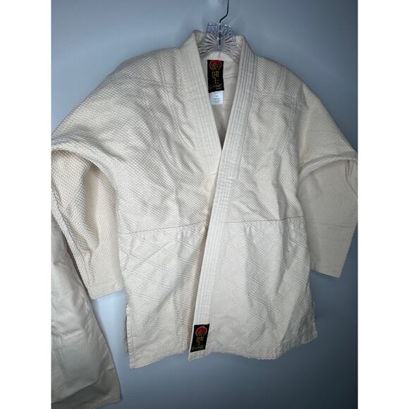 ProForce® Gladiator Judo Uniform Natural # 2 5’2” 125 pounds Unisex Men XS - Picture 15 of 15